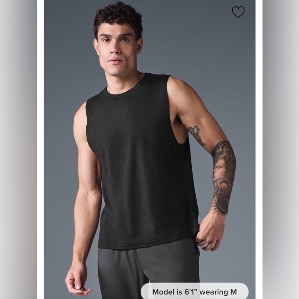 4TH RESTOCK ALO Yoga Men’s “Conquer” Muscle Tank (M) *BESTSELLER*